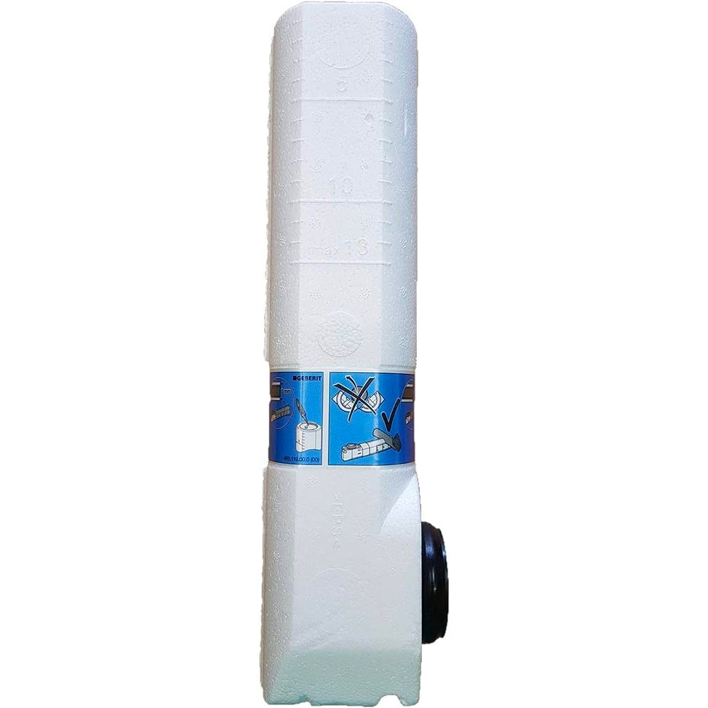 Tubo di risciacquo bianco per cassette di risciacquo da incasso Sigma8