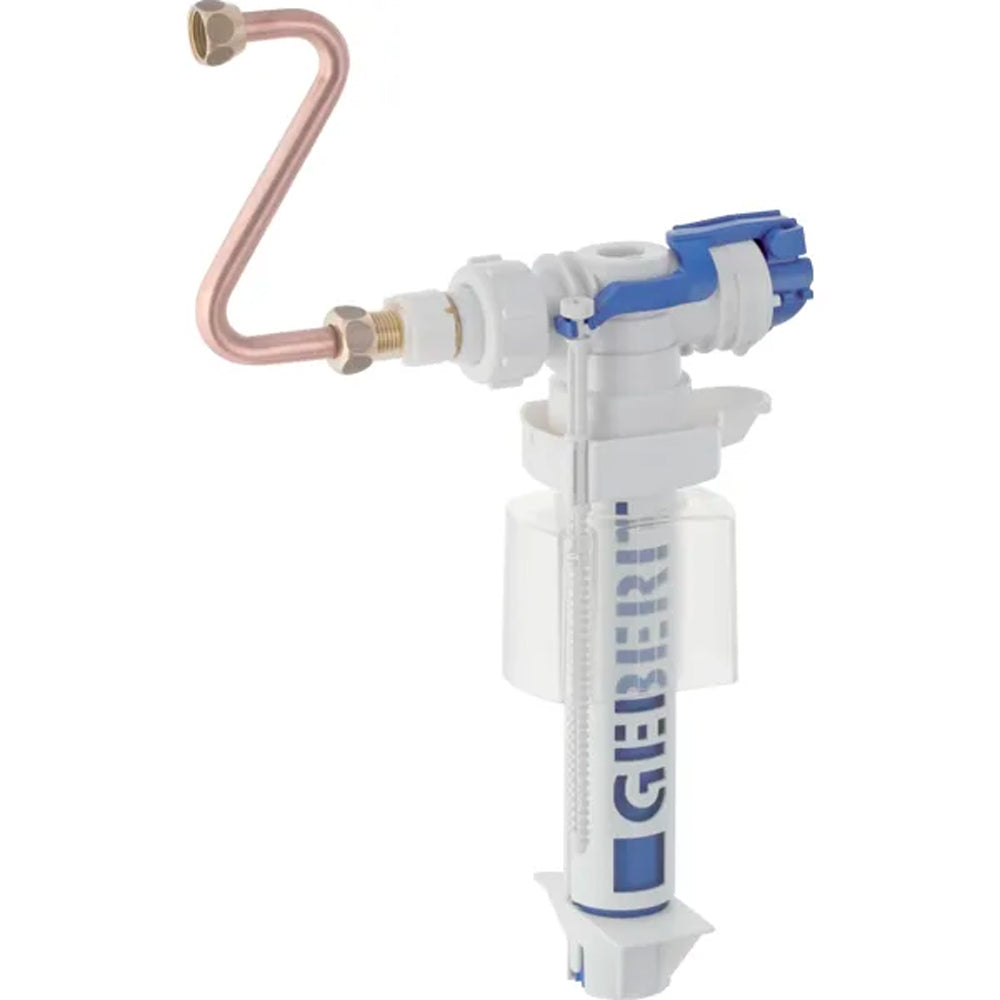 Rubinetto a galleggiante con adattatore tubo di collegamento per cassetta di risciacquo