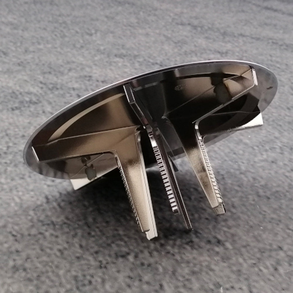 Tappo cromato per piletta doccia ricambio con diametro 9 cm