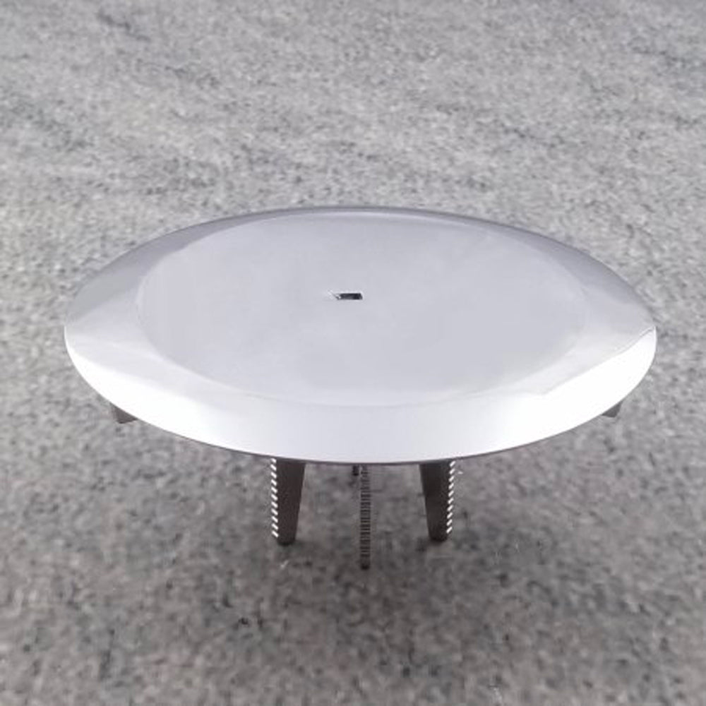Tappo cromato per piletta doccia ricambio con diametro 9 cm