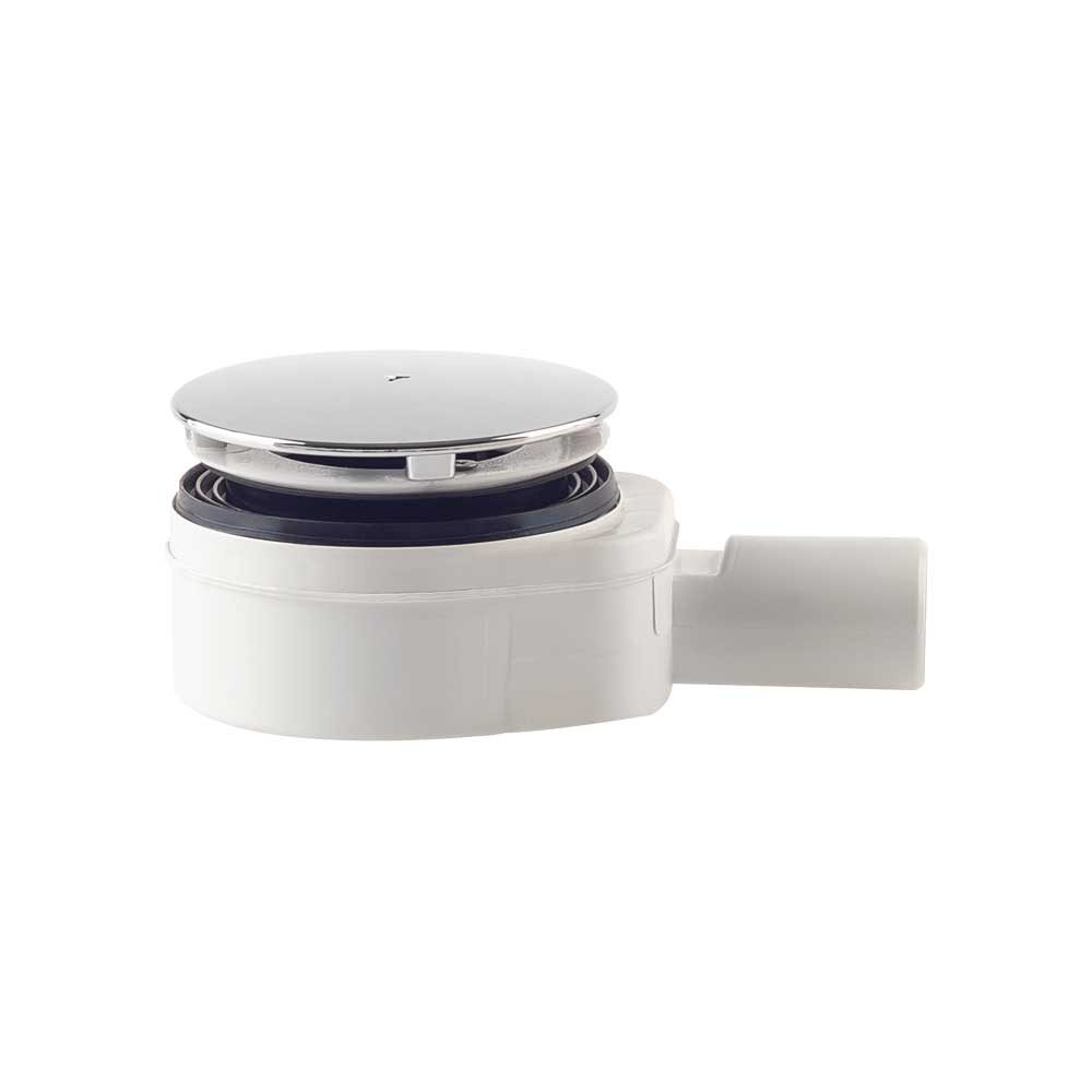 Piletta sifonata per piatto doccia con foro diametro 9 cm Auva Slick
