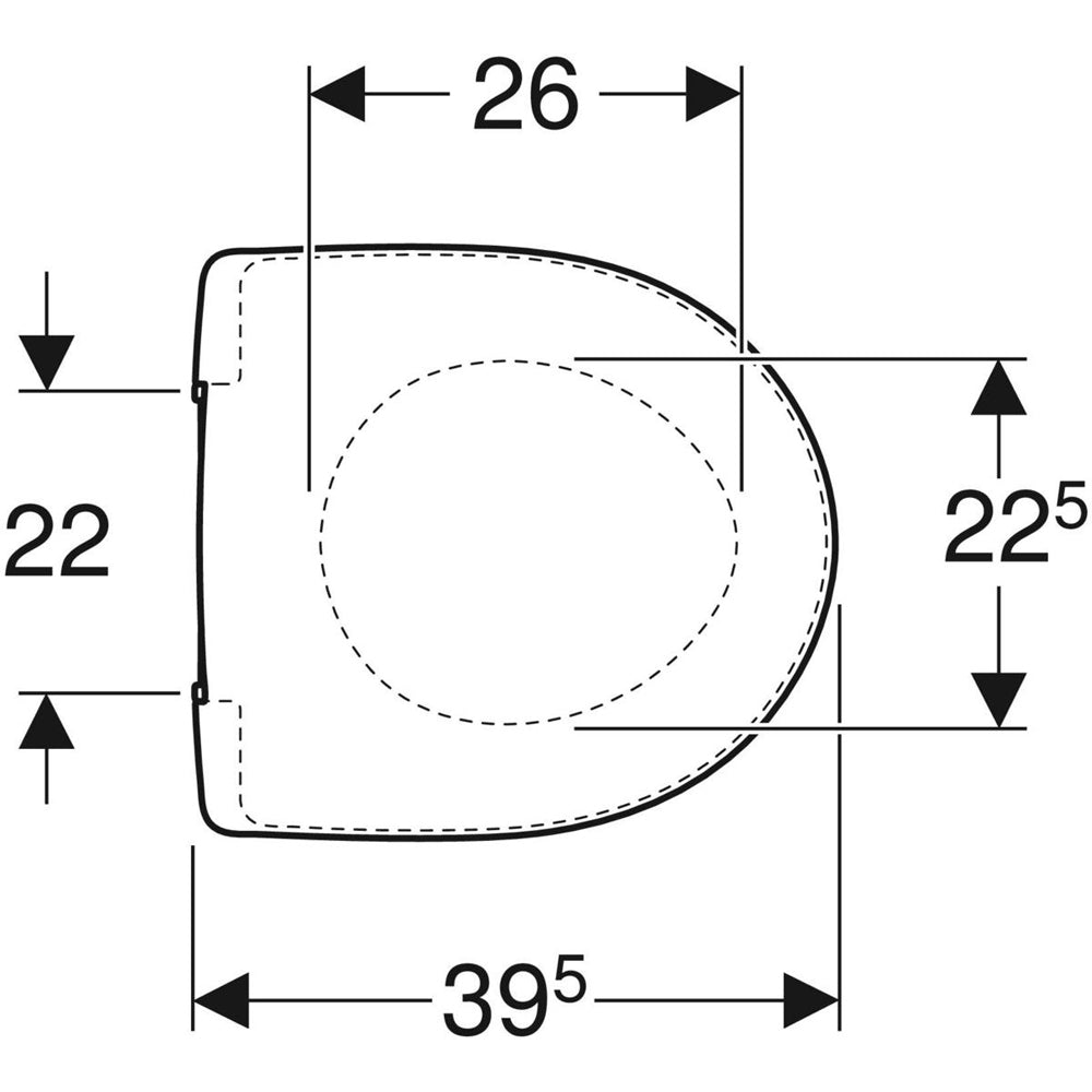 Sedile wc in duroplast con cerniere in metallo per bagno