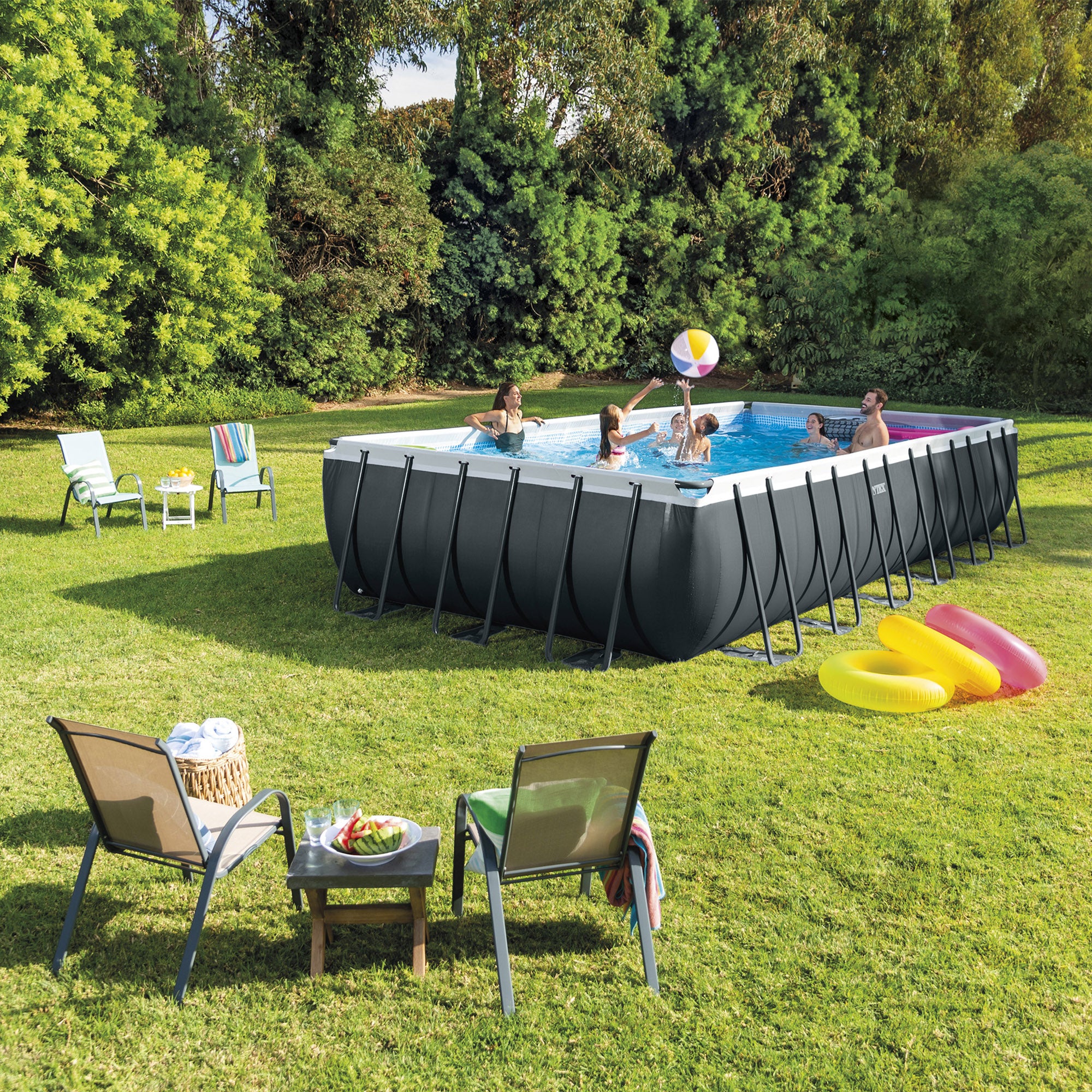 Piscina rettangolare con struttura XTR 732x366xH132 cm Ultra Xtr Frame INTEX26364