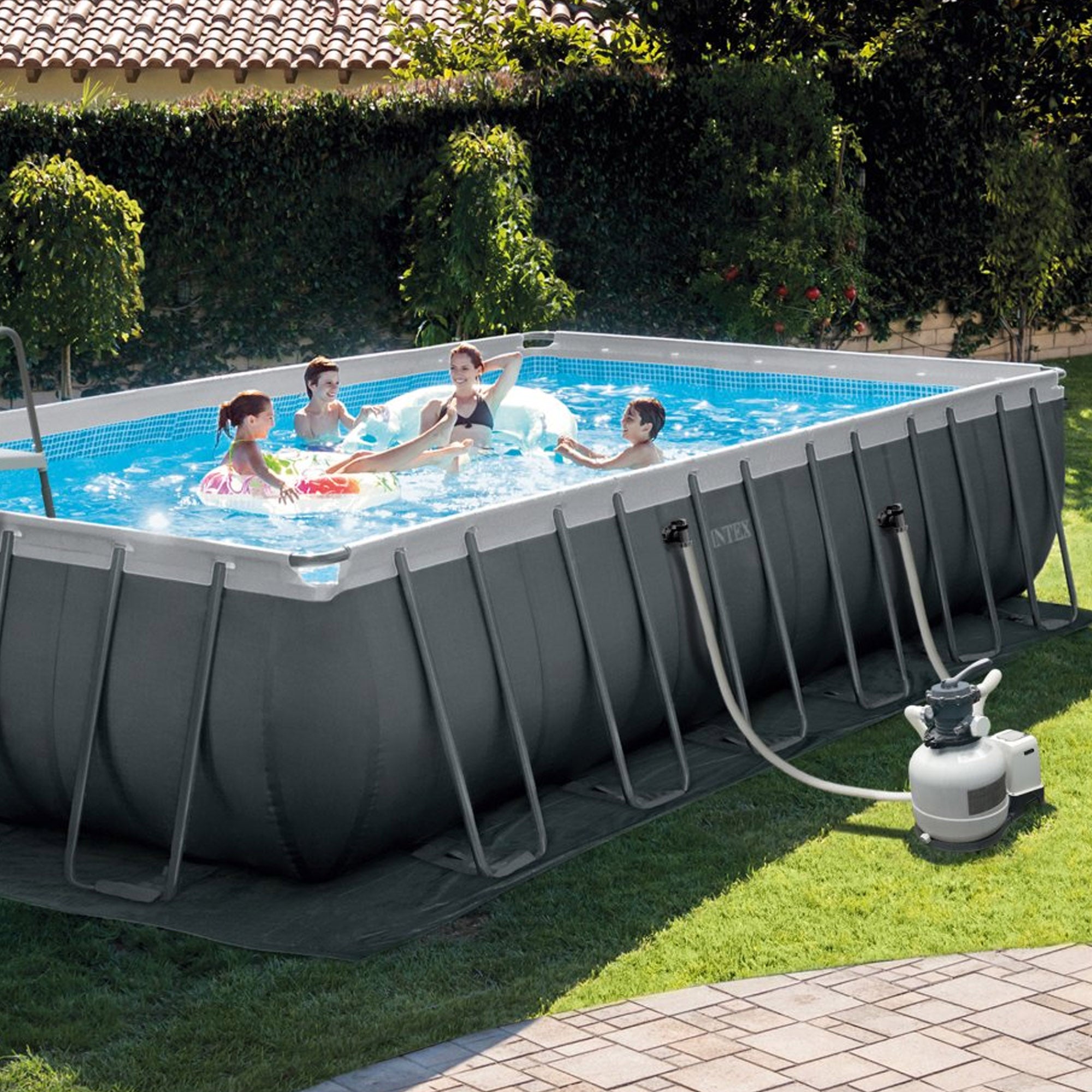 Piscina rettangolare con struttura XTR 732x366xH132 cm Ultra Xtr Frame INTEX26364
