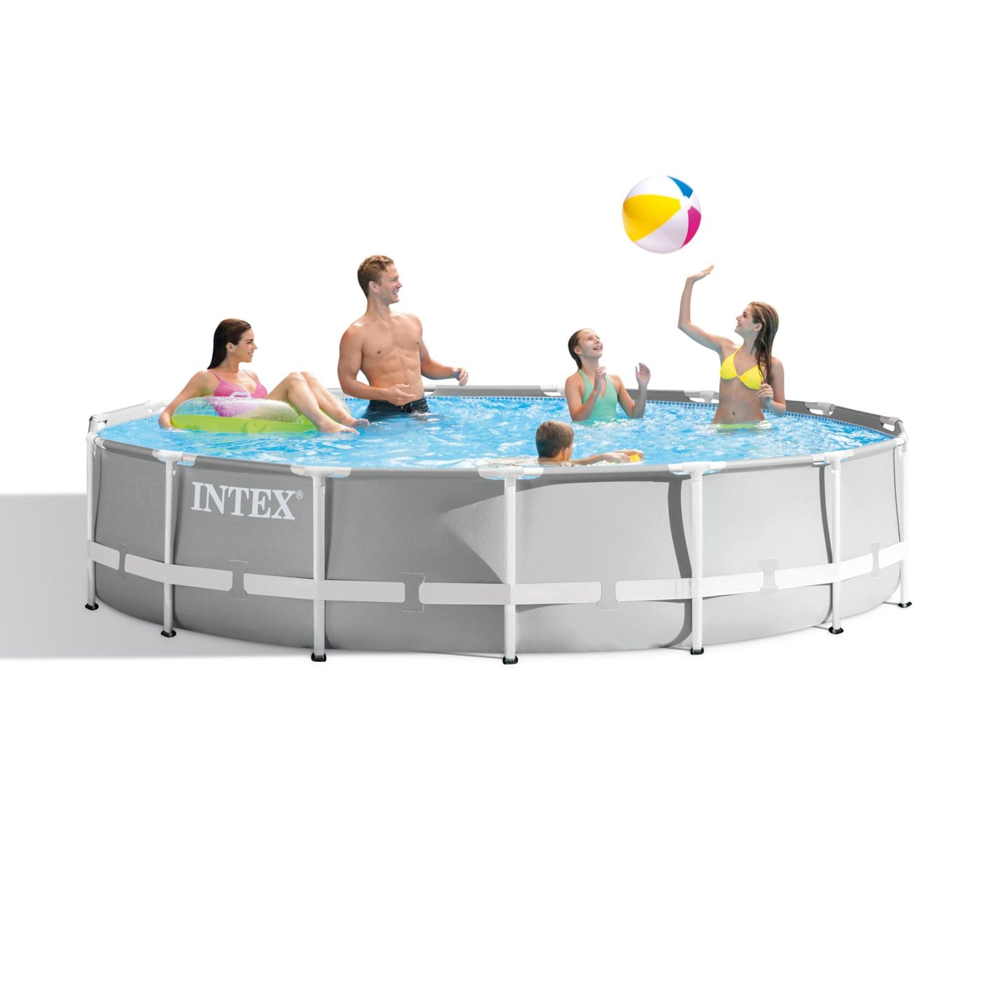 Piscina rotonda con struttura Ø457xH122 cm Prism Frame INTEX26726