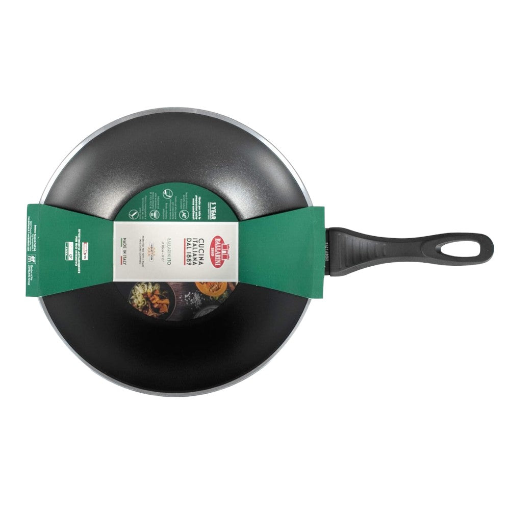 Padella wok a induzione Ø30 cm con manico termoisolante BALLARINI