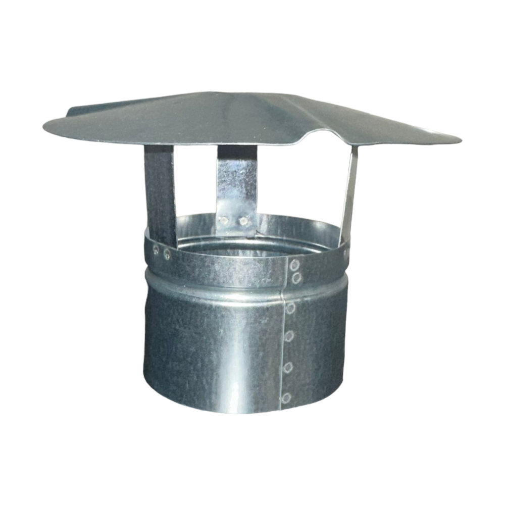 Fumaiolo comignolo fisso a cappello zincato