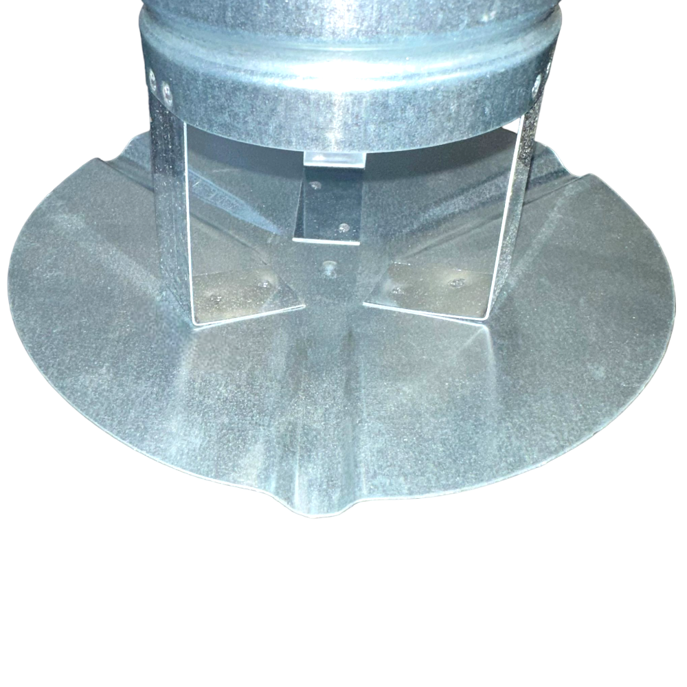 Fumaiolo comignolo fisso a cappello zincato