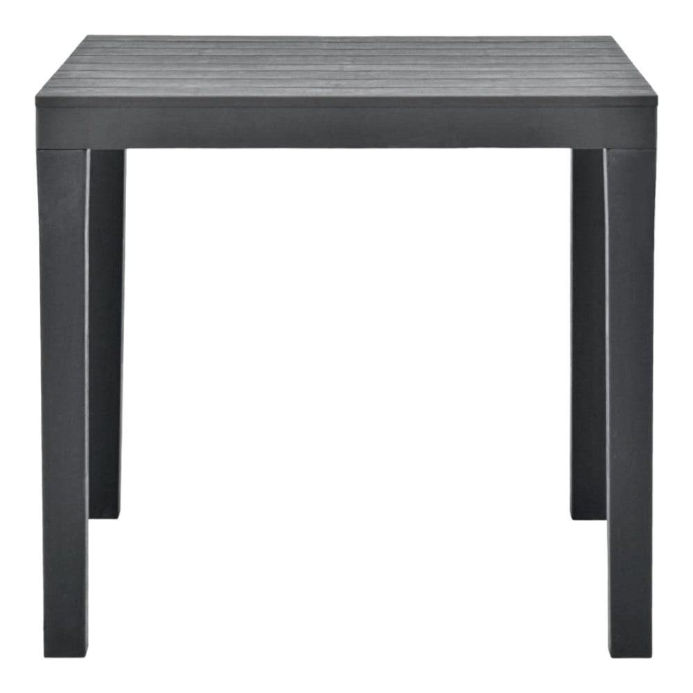 Tavolo da esterno quadrato componibile in polipropilene 78x78xH73 cm