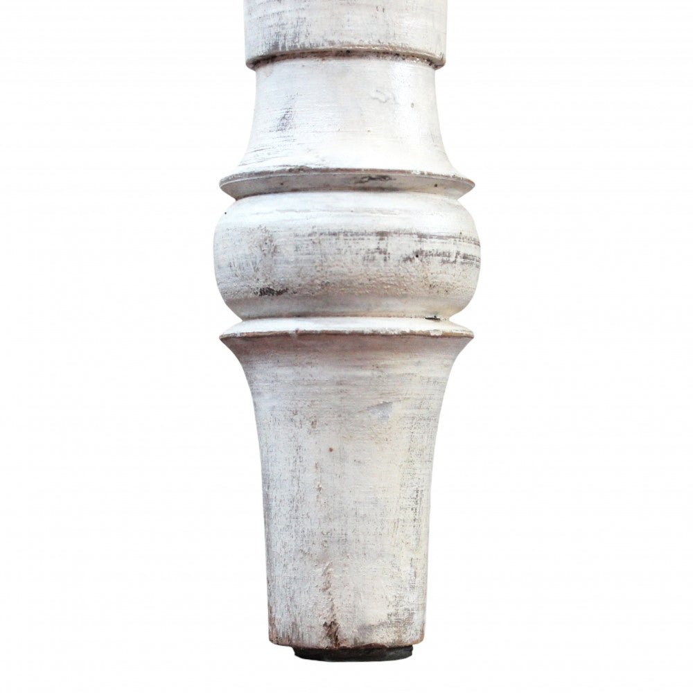 Tavolo da pranzo fisso rettangolare in legno di mogano 130x80xH77 cm Rupert