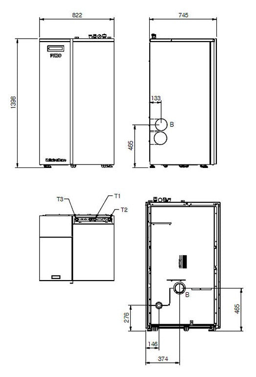 <transcy>Pellet boiler last generation 20 kW PK20 Idro</transcy>