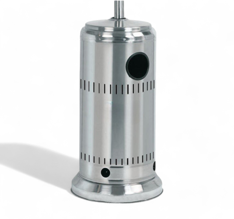Stufa fungo a gas termopatio per esterno in acciaio INOX
