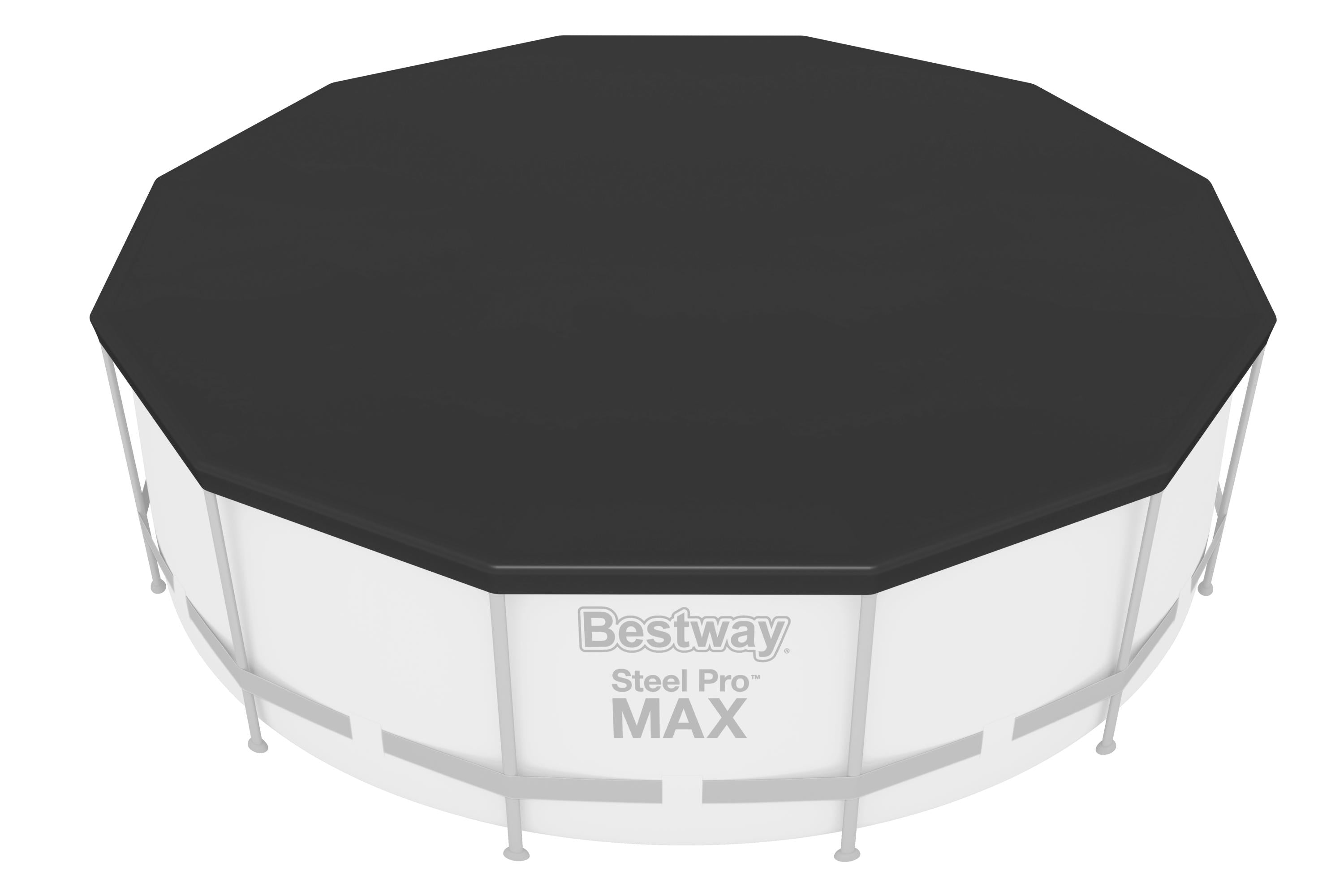 Telo copertura per piscina tonda diametro 366 cm con Struttura Bestway 58037