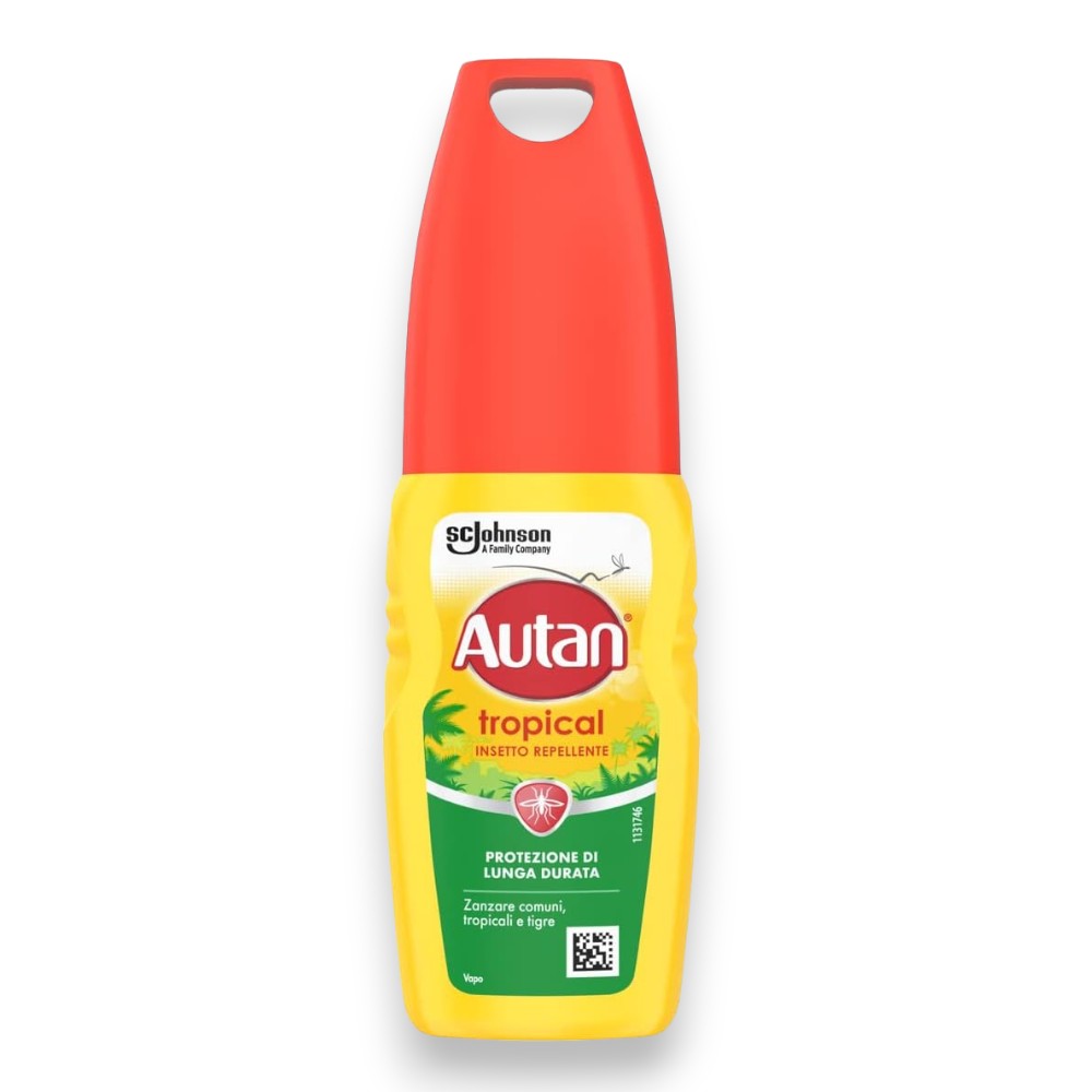 Repellente spray per zanzare con protezione immediata 100 ml