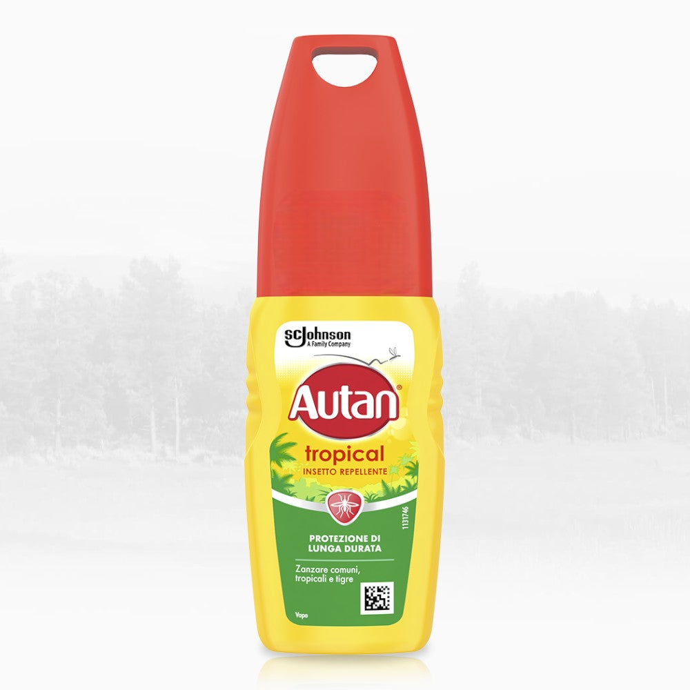 Repellente spray per zanzare con protezione immediata 100 ml