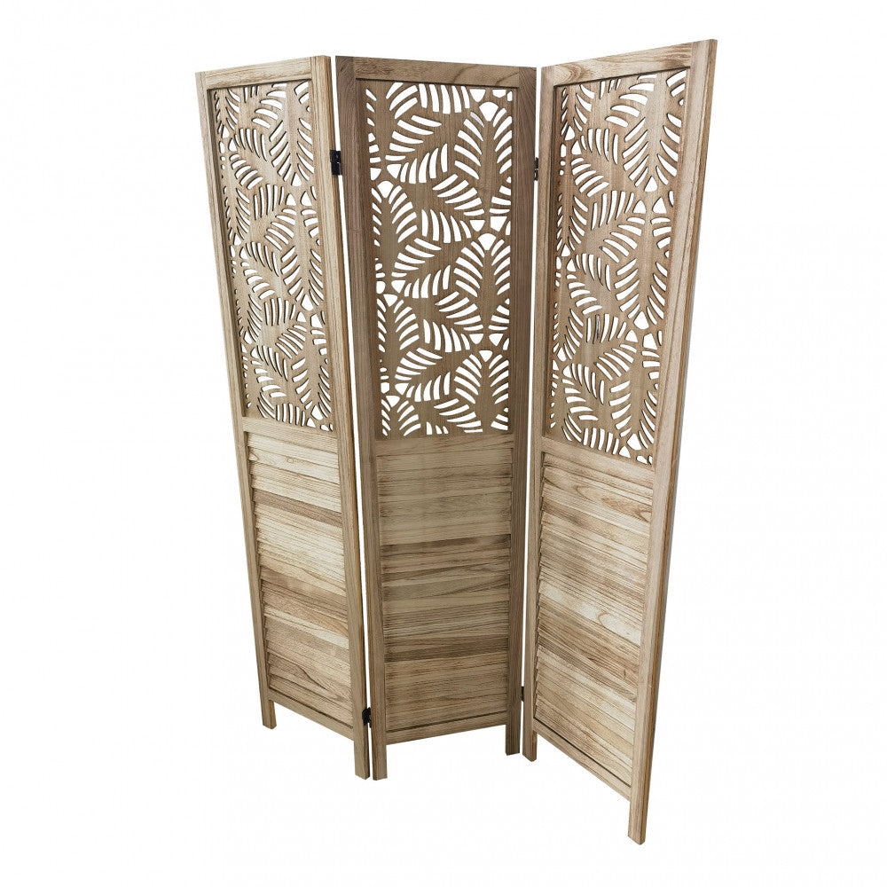 Separé pieghevole in metallo e legno pregiato con design contemporaneo per interni ed esterni 170x40 cm