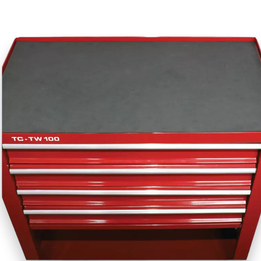 Carrello per officina 61,6x33xH65,8 cm 4 Cassetti + 1 Portaoggetti