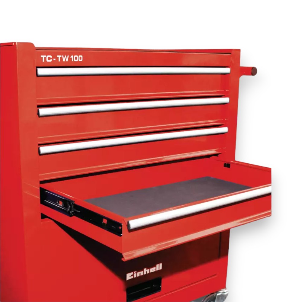 Carrello per officina 61,6x33xH65,8 cm 4 Cassetti + 1 Portaoggetti
