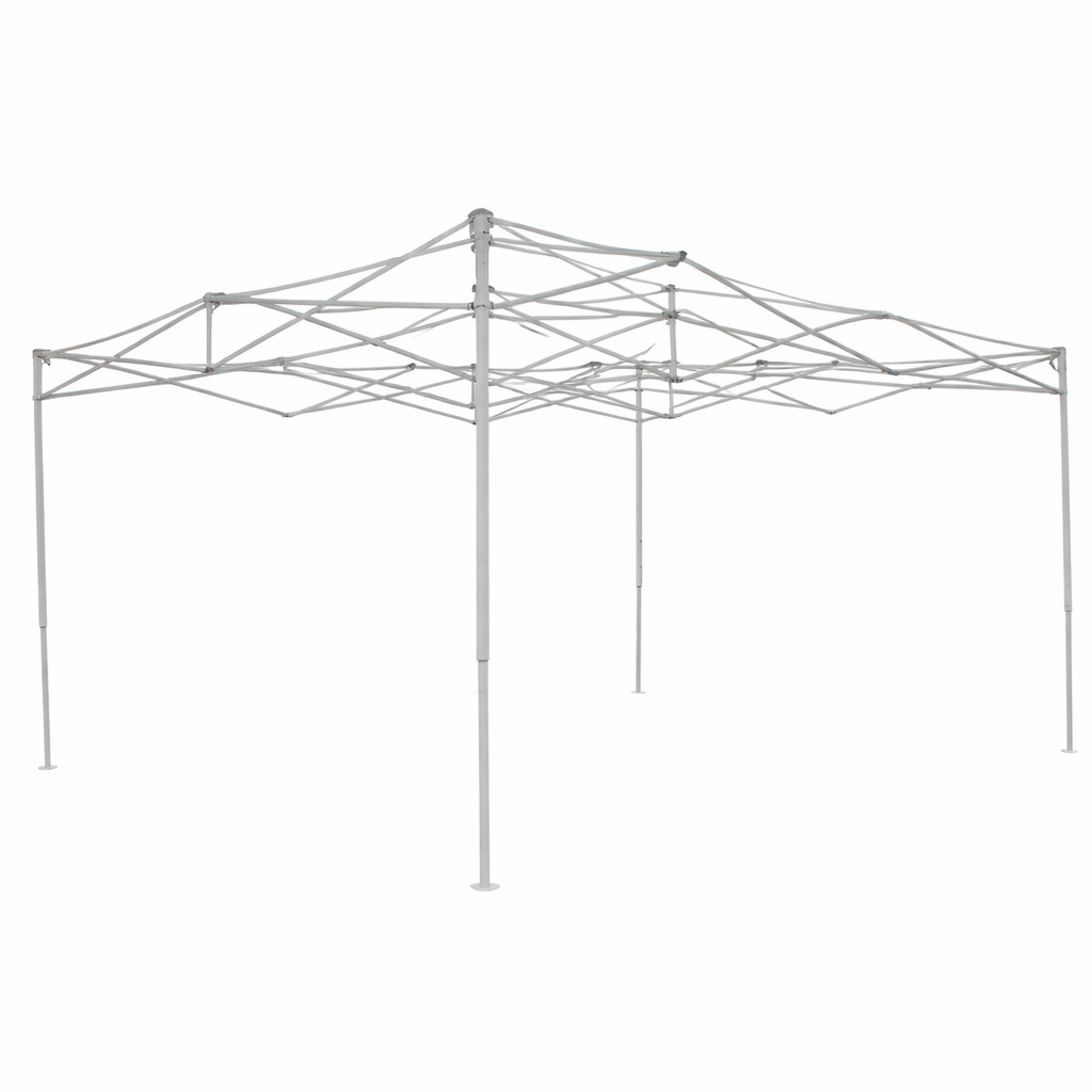 Gazebo da giardino 3x4,5 mt in acciaio e poliestere verde Lavinia