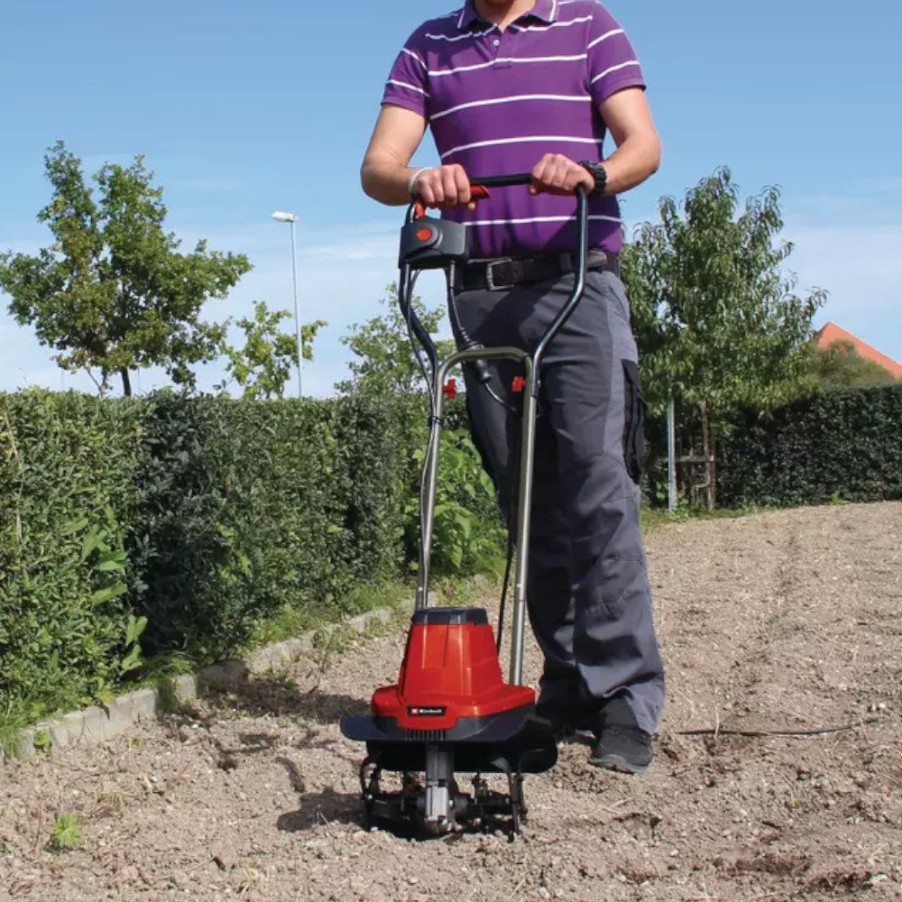 Elettrozappa 750W con 4 coltelli e fresa 30 cm per giardino