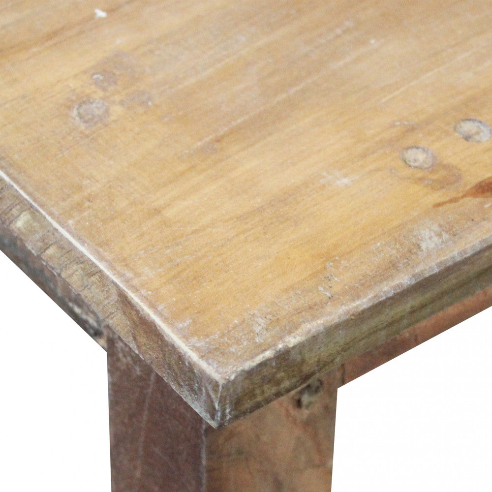 Mobile da ingresso in legno con specchio ripiani e appendiabiti integrati