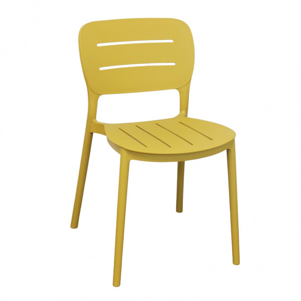 Sedia senza braccioli in polipropilene impilabile 52.5x44xH79 cm Giselle