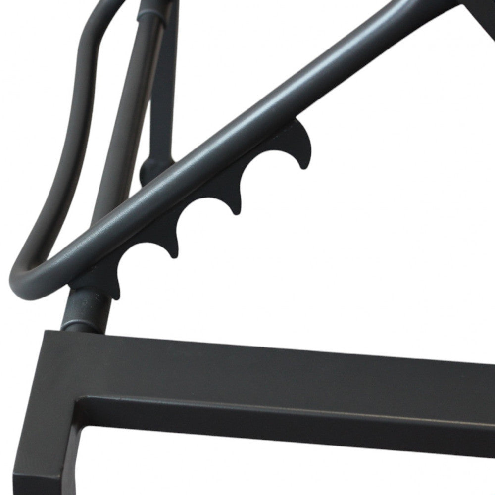 Lettino impilabile da giardino resistente con struttura in alluminio design ergonomico
