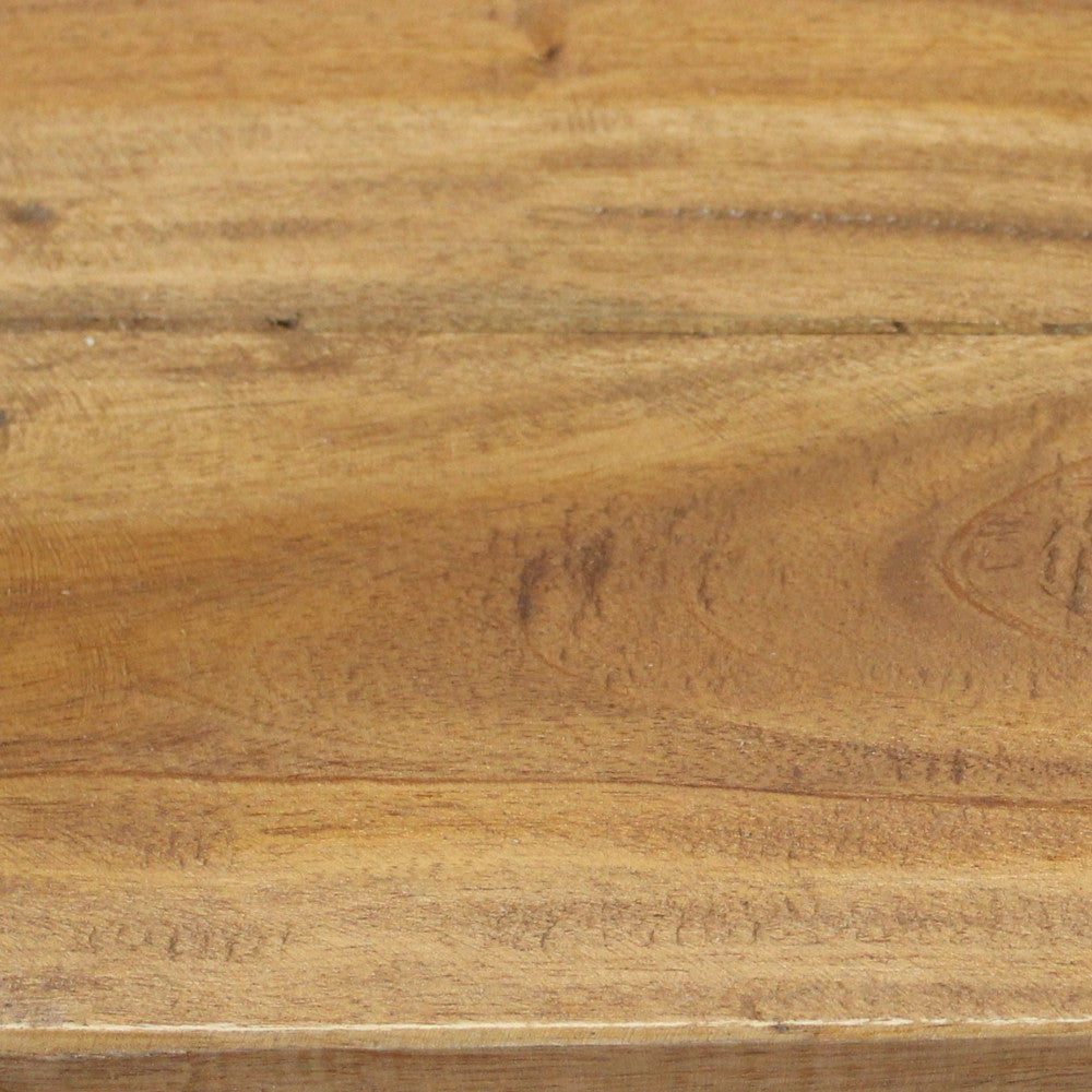 Set 2 fioriere in legno riciclato da interno
