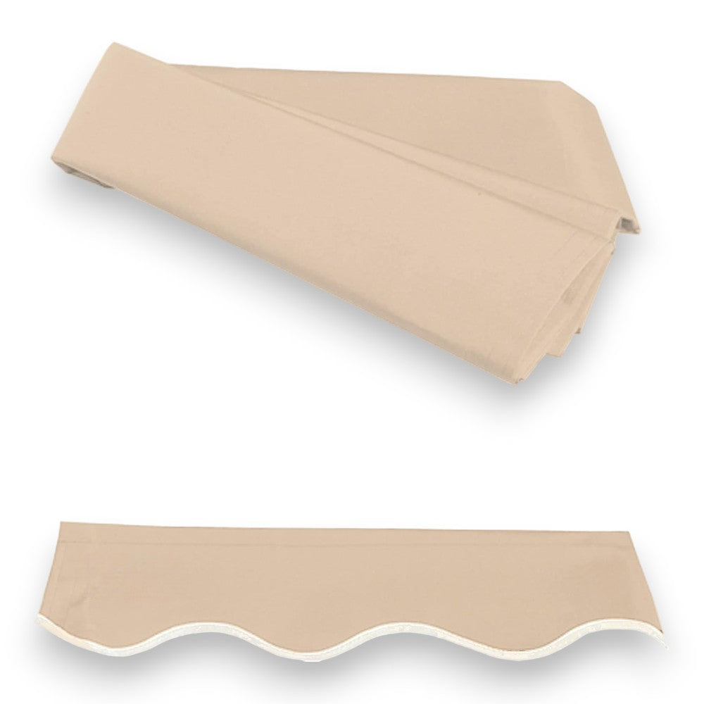 Tenda da sole per balcone beige con struttura in alluminio con kit per il montaggio Sonny