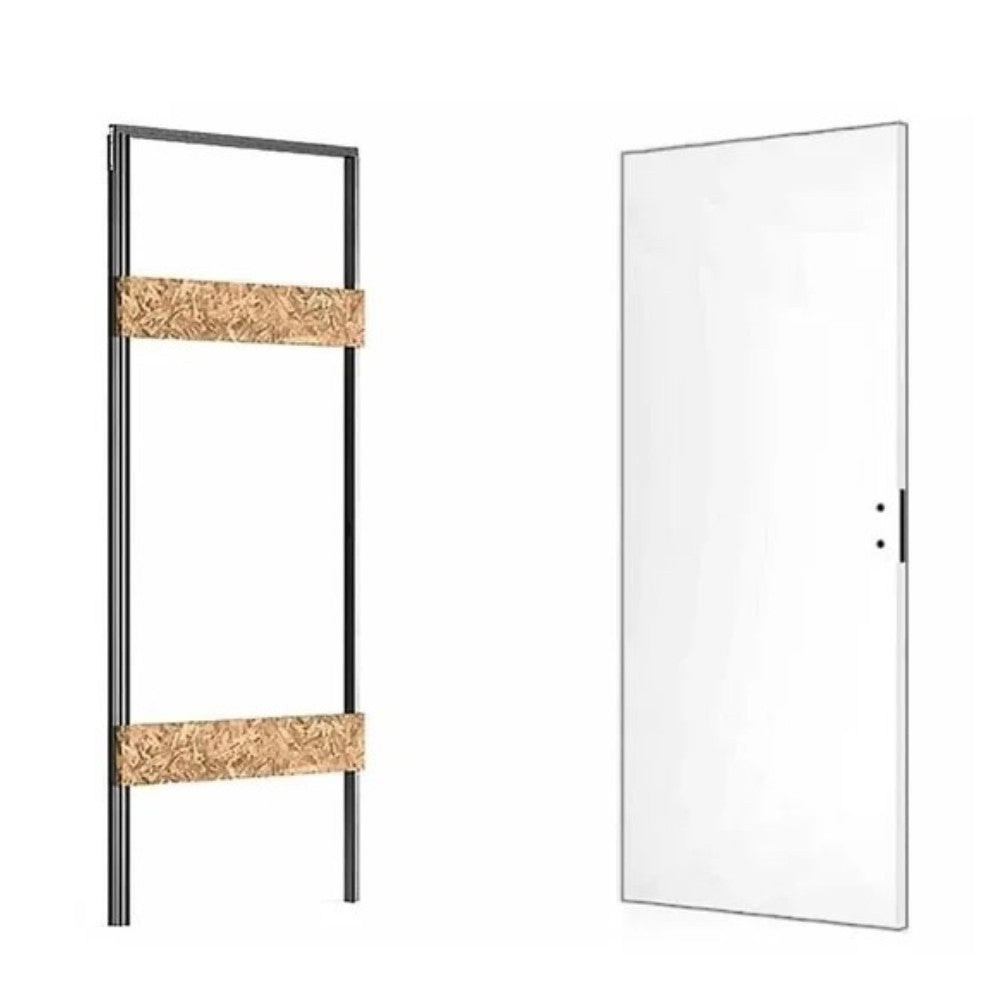 Porta da interno filo muro battente reversibile