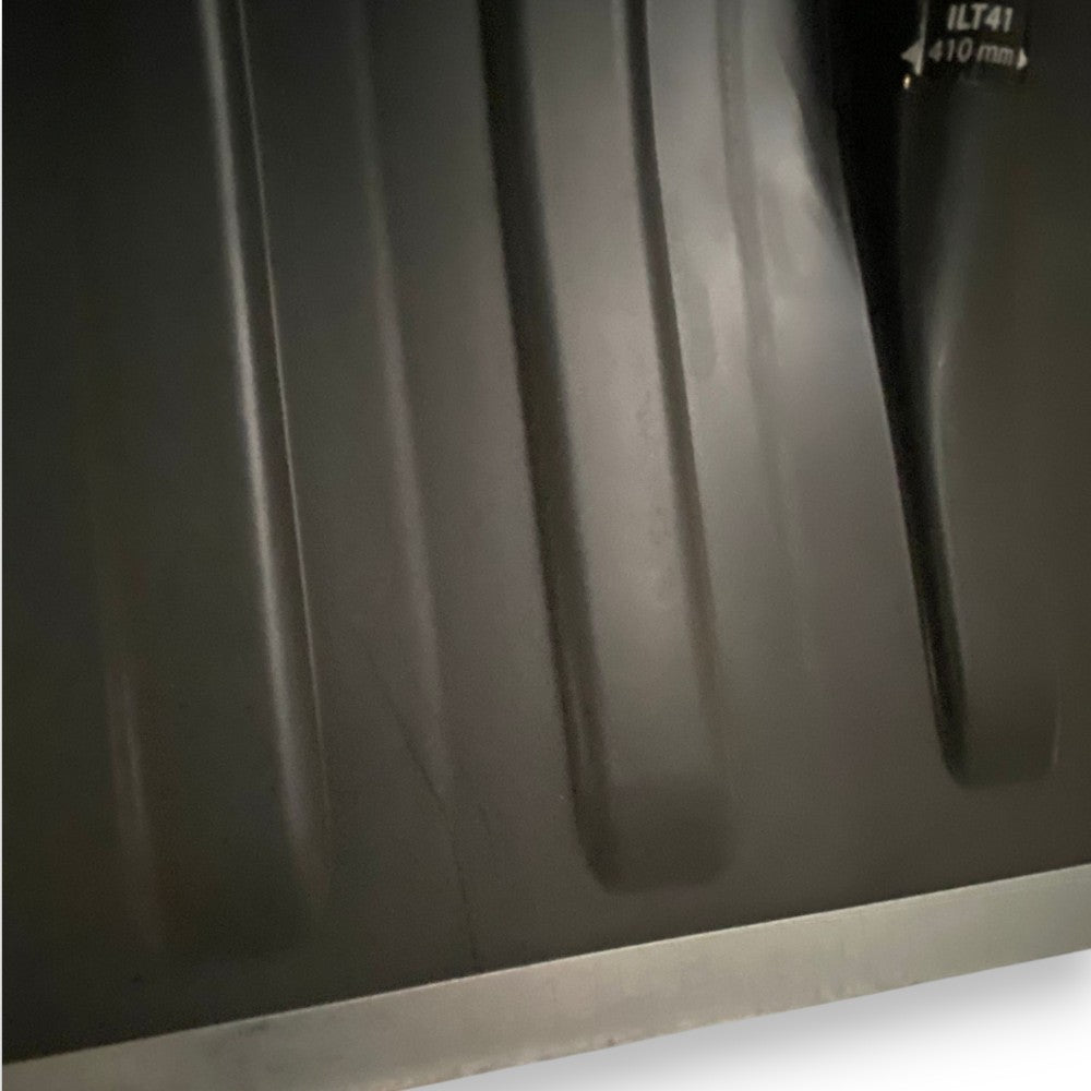 Pala in abs per neve e granaglie con manico in legno 123 cm robusta e leggera colore nero larghezza 41 cm