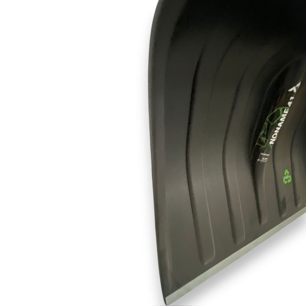 Pala in abs per neve e granaglie con manico in legno 123 cm robusta e leggera colore nero larghezza 41 cm