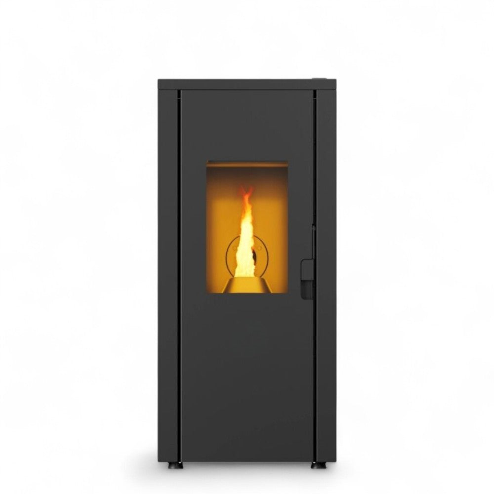 Stufa a pellet in acciaio 9.2 Kw A+ con uscita fumi posteriore e pressostato Queen 92 EVO 5.0