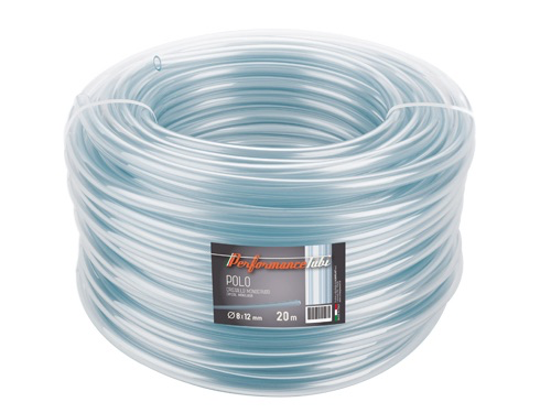Tubo cristallo in PVC per alimenti 8x12 mm rotolo 20 metri