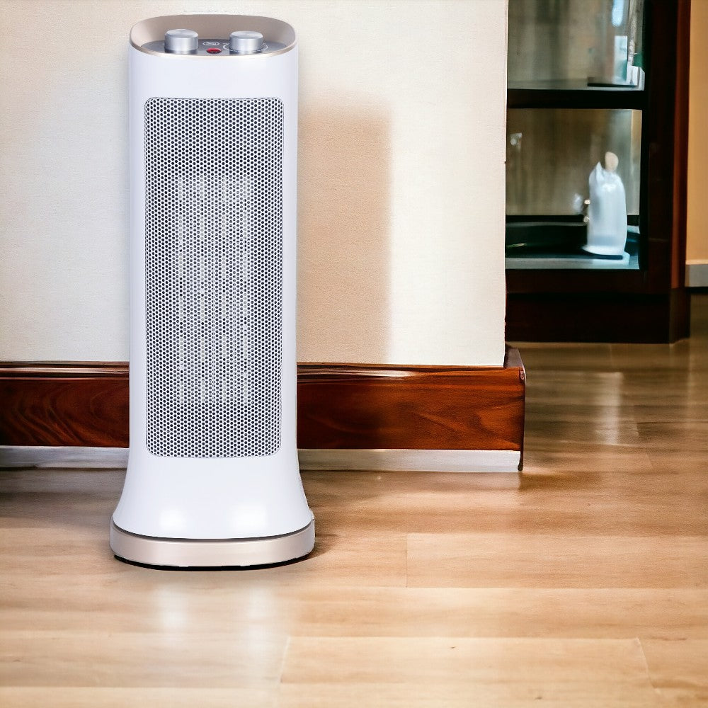 Stufa modern design in ceramica riscaldamento elettrico oscillante con termostato 2000 watt