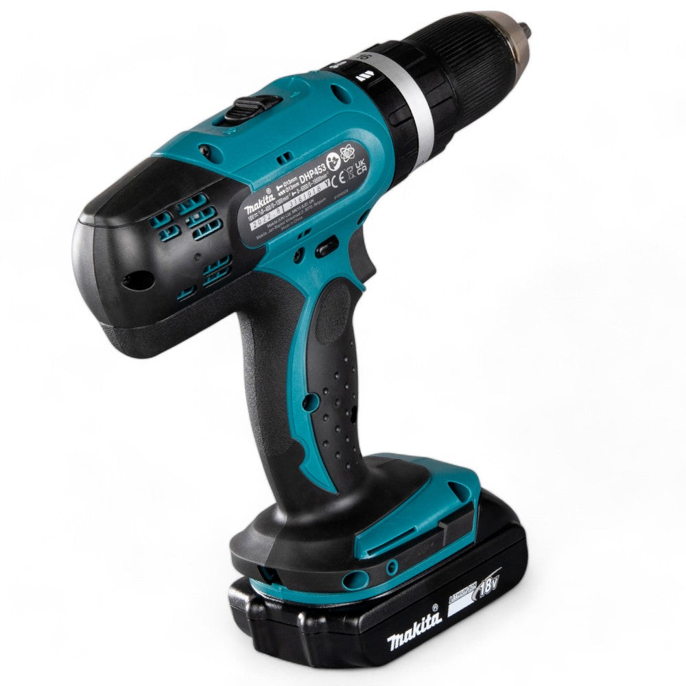 Trapano avvitatore con percussione 18V 13 mm DHP453RFE Makita 18v 3,0ah