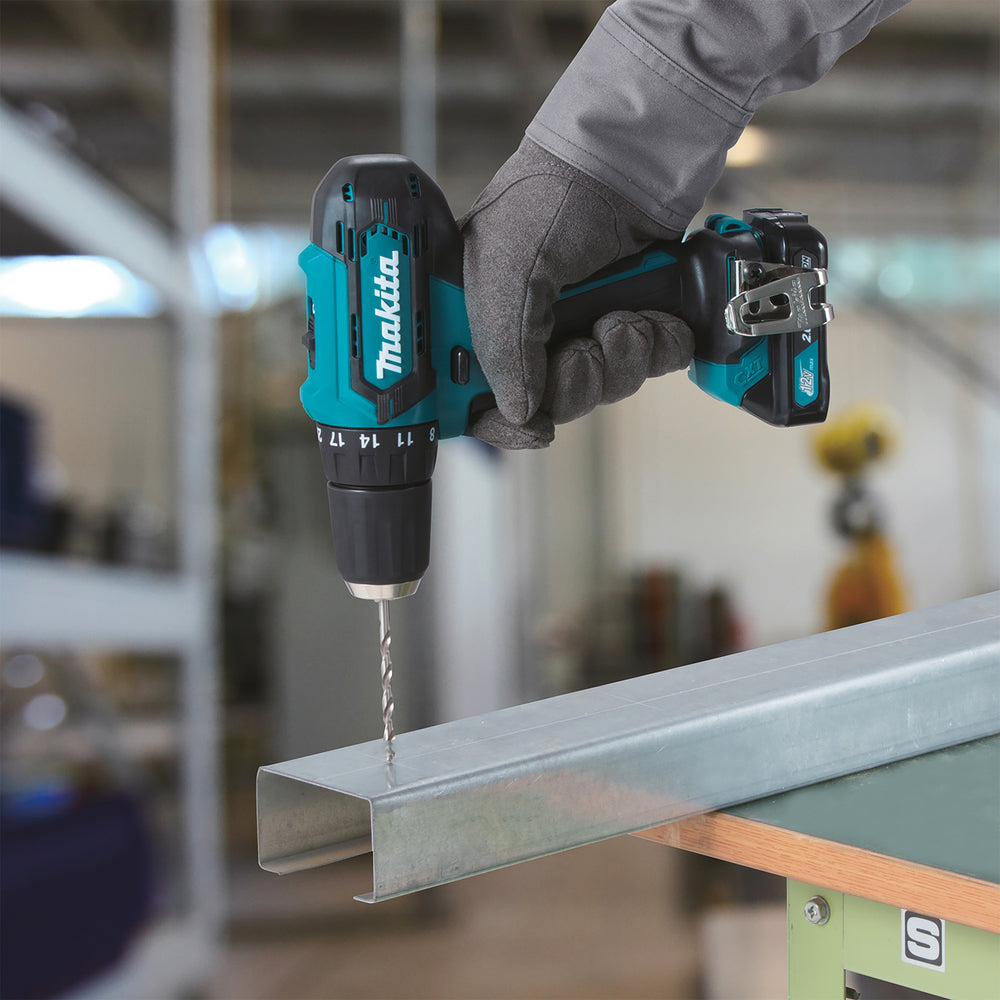 Trapano avvitatore con percussione HP333DSAJ Makita 12v 2,0ah
