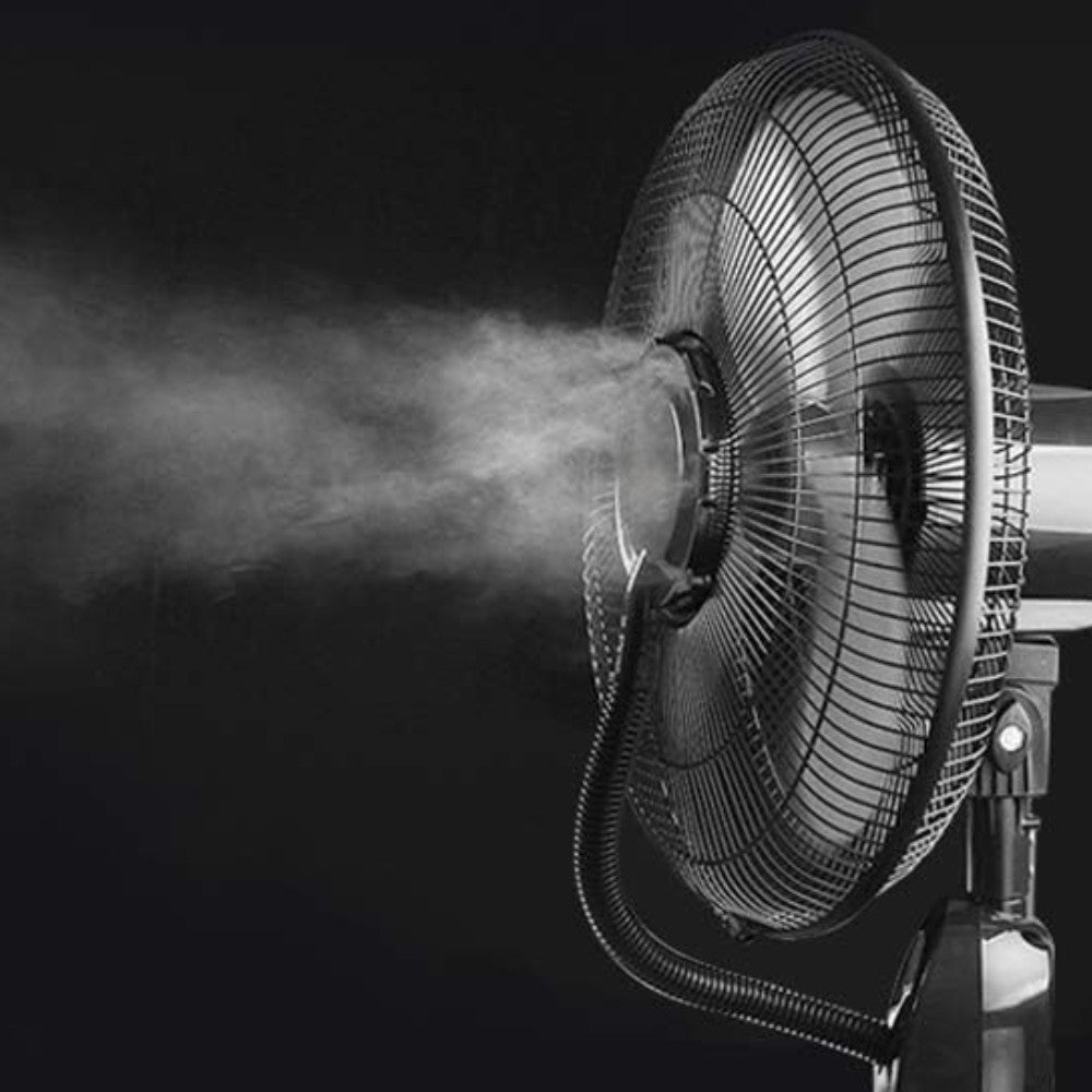 Ventilatore atomizzatore 75W con 3 velocità e serbatoio acqua 3.2 lt.