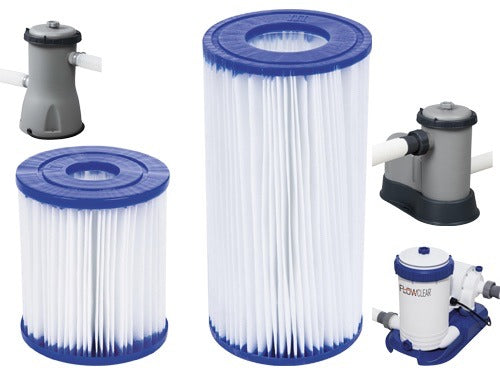 Cartuccia Ricambio Per Filtri Piscine - tipo III, ø cm. 10,6x20, 3H art. Bestway 58012