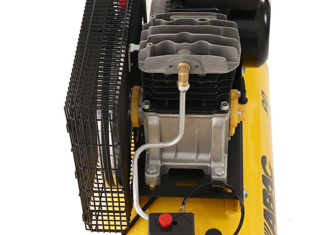 Compressore a cinghia aria compressa bicilindrico coassiale base line Abac 90 lt