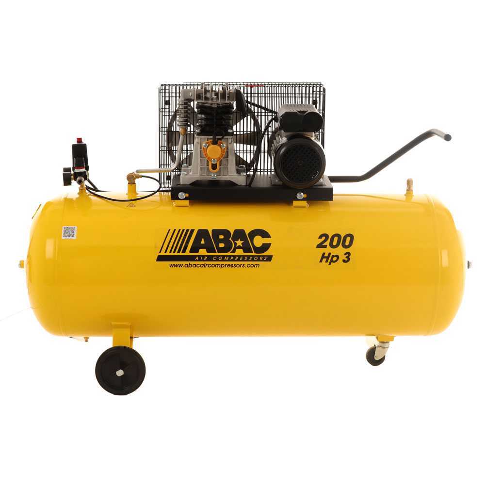 Compressore aria a cinghia ABAC base line 200 lt aria compressa