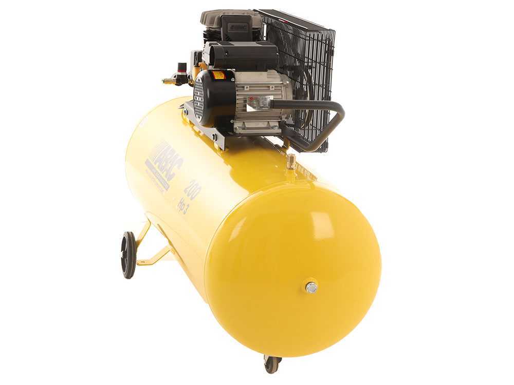 Compressore aria a cinghia ABAC base line 200 lt aria compressa