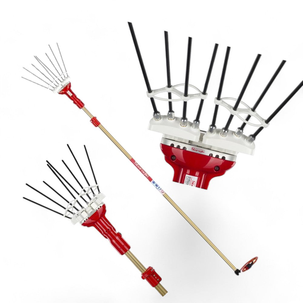 Scuotitore abbacchiatore olive elettrico a batteria Adrian 12 v cicli al minuto 1500 Sbaraglia