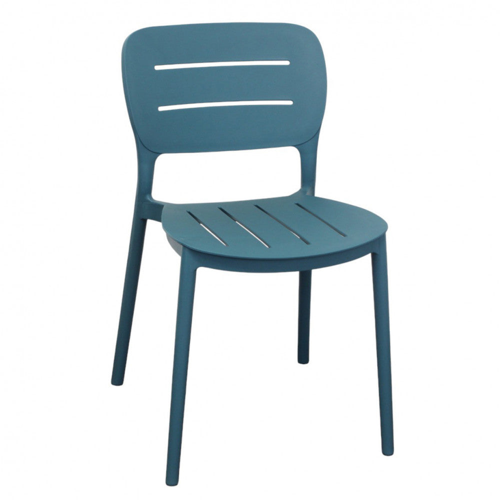 Sedia senza braccioli in polipropilene impilabile 52.5x44xH79 cm Giselle
