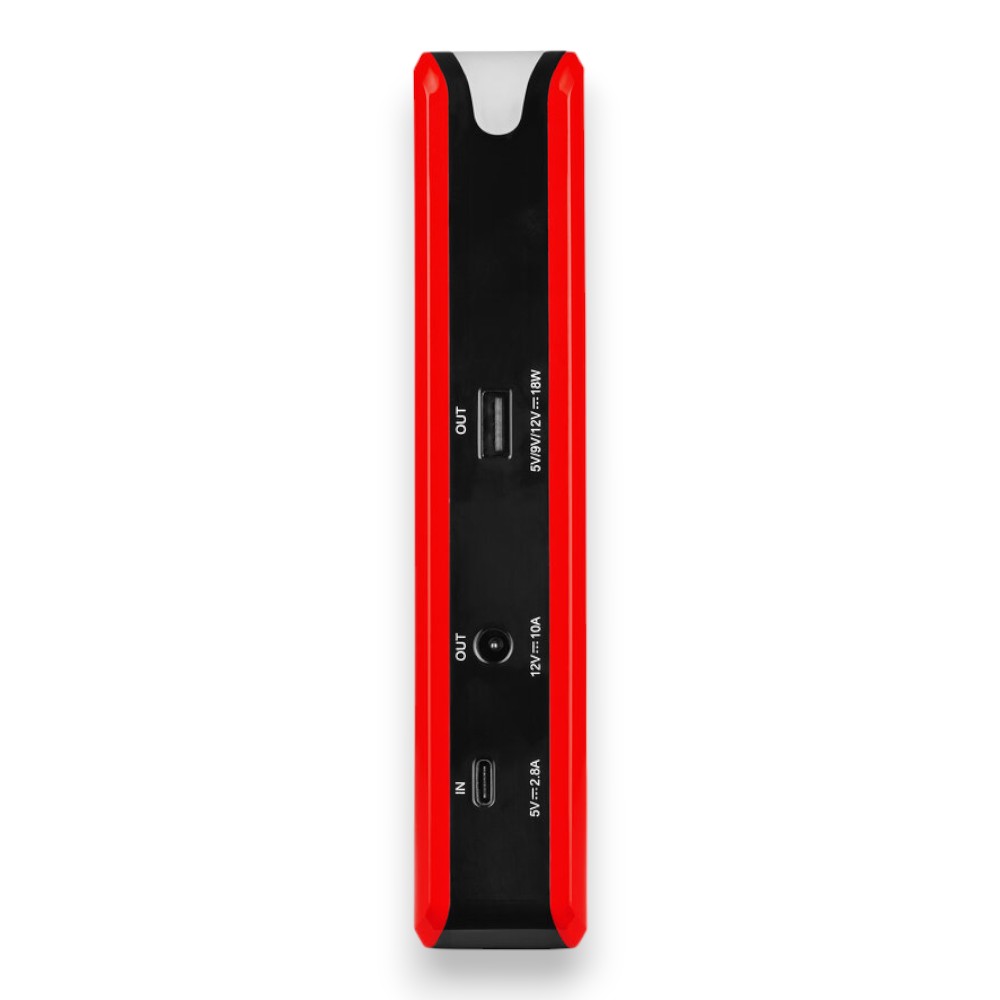 Avviatore di emergenza per auto power bank drive 9000 mAh con torcia e attacchi USB