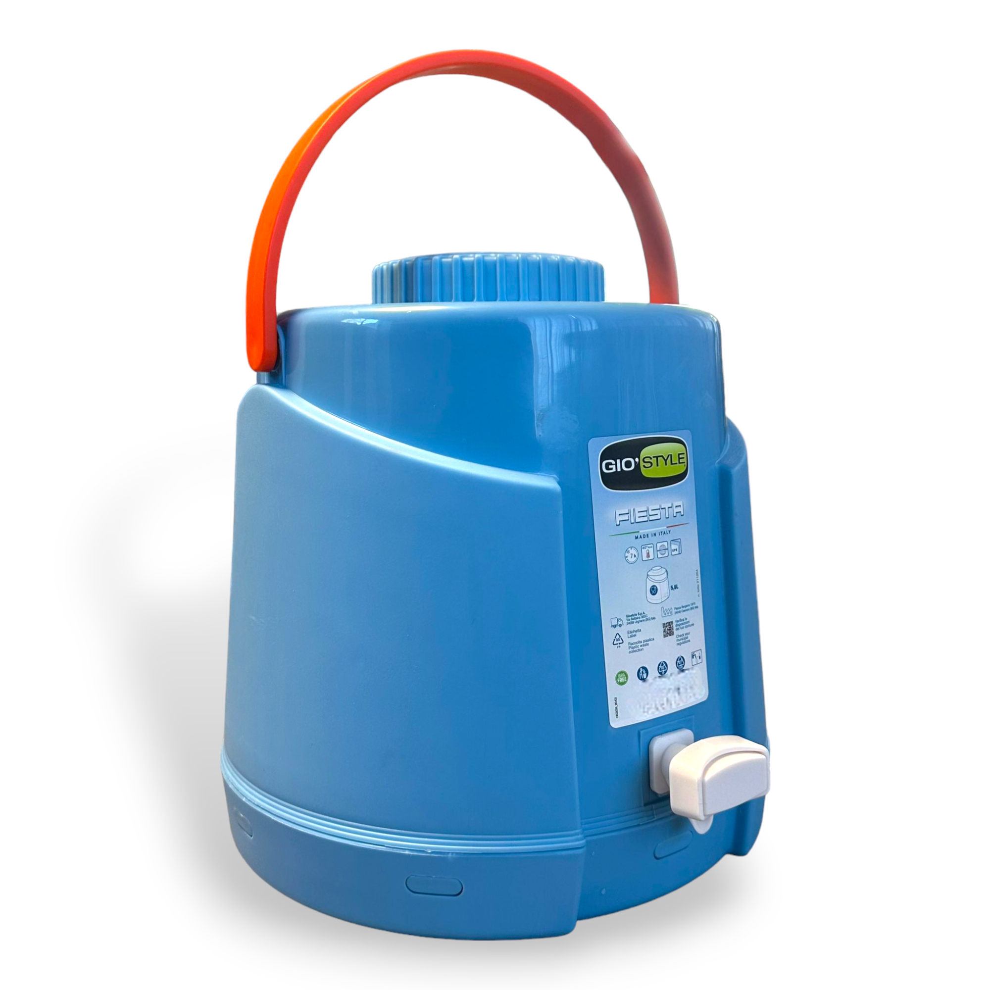 Borraccia dispenser termico 5 litri con rubinetto GioStyle