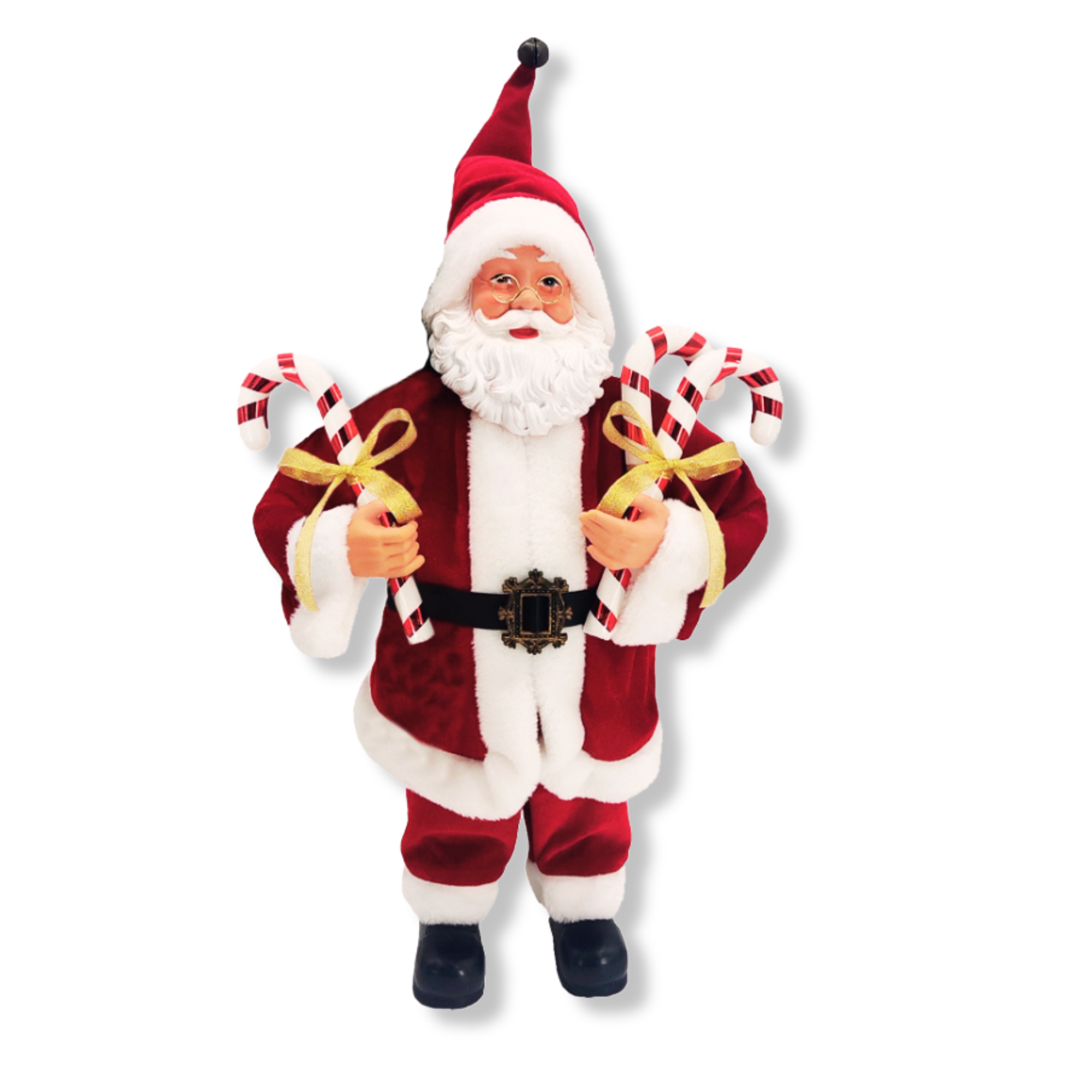 Babbo natale decorazione natalizia 40 cm rosso statuina natalizia per decorazioni natalizie da interno ed esterno