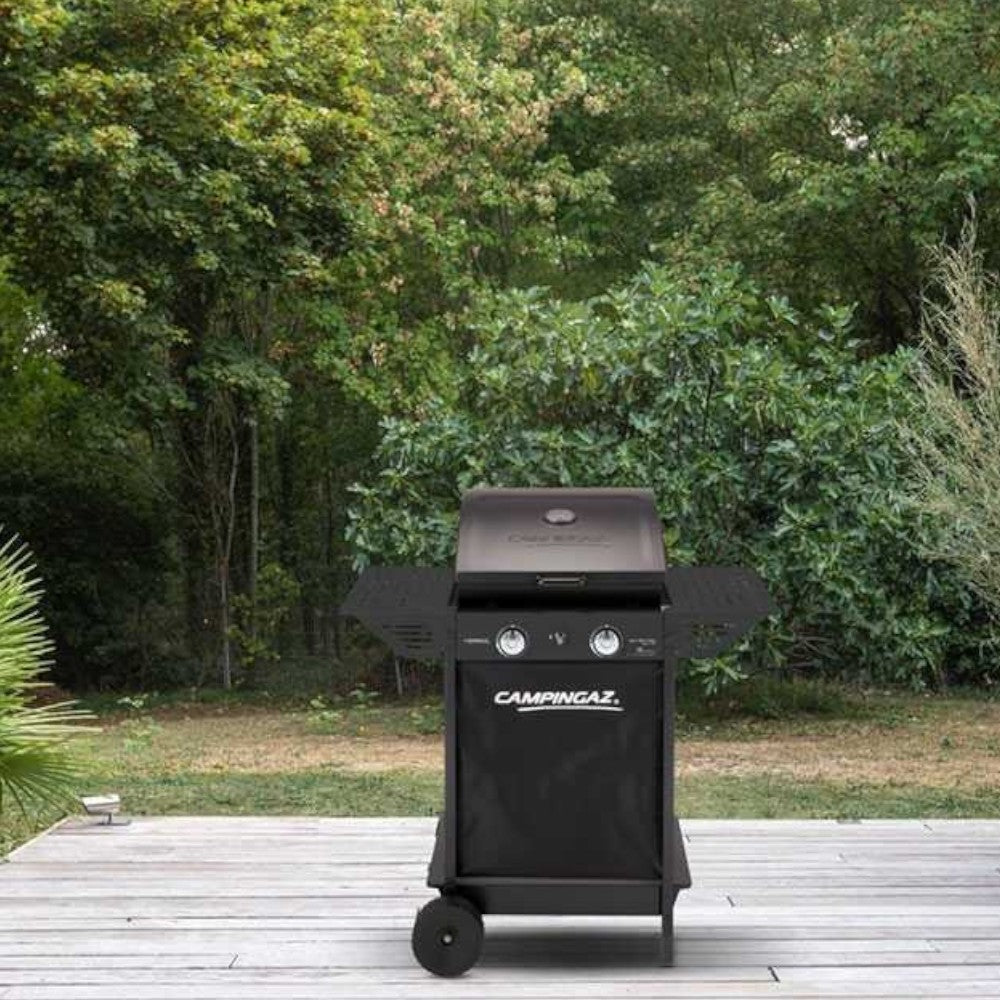 Barbecue a gas  8,2 kW con accensione piezo in acciaio 2 bruciatori 108x50xH100 cm Xpert 200 LS Plus