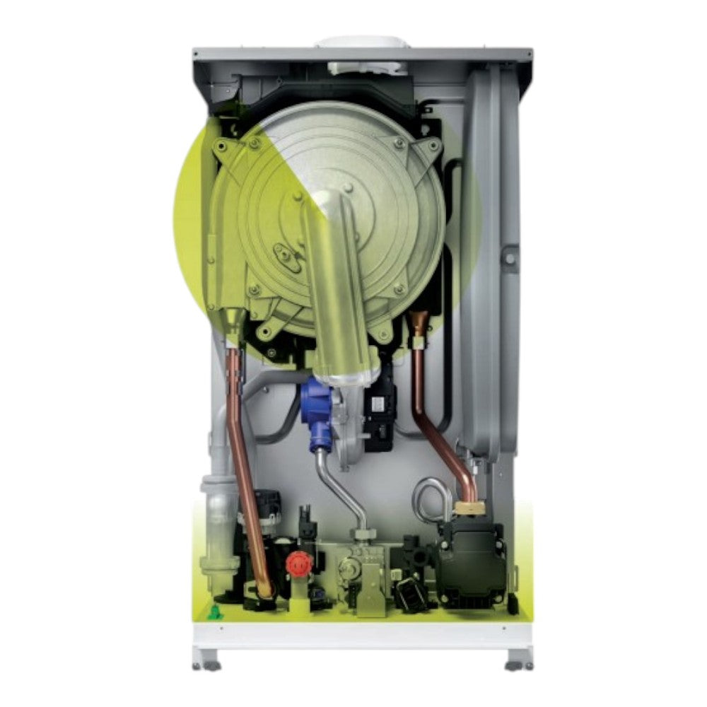 Caldaia a condensazione istantanea combinata A con display LCD 40x27.5xH70 cm BLR