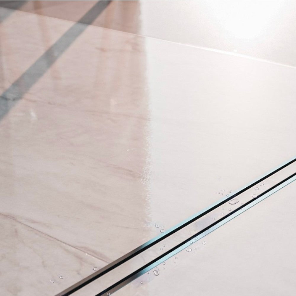 Canalina doccia griglia in acciaio inox con coperchio metallico Canalissima